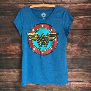 DC Comics Wonder Women Women’s Blue Short sleeve T Shirt 2XL XXL